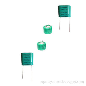 Supercapacitors with Up to 1,000C Discharge Current, Suitable for CMOS, RAM and VCRs